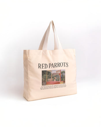 RED PARROTS CARRYALL