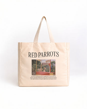 RED PARROTS CARRYALL ÇANTA