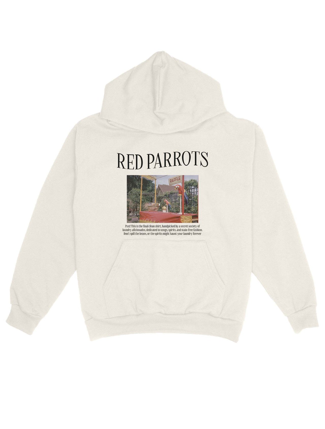 Red Parrots Oversize Hoodie