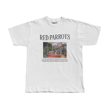 Red Parrots Vintage Regular Fit Tişört