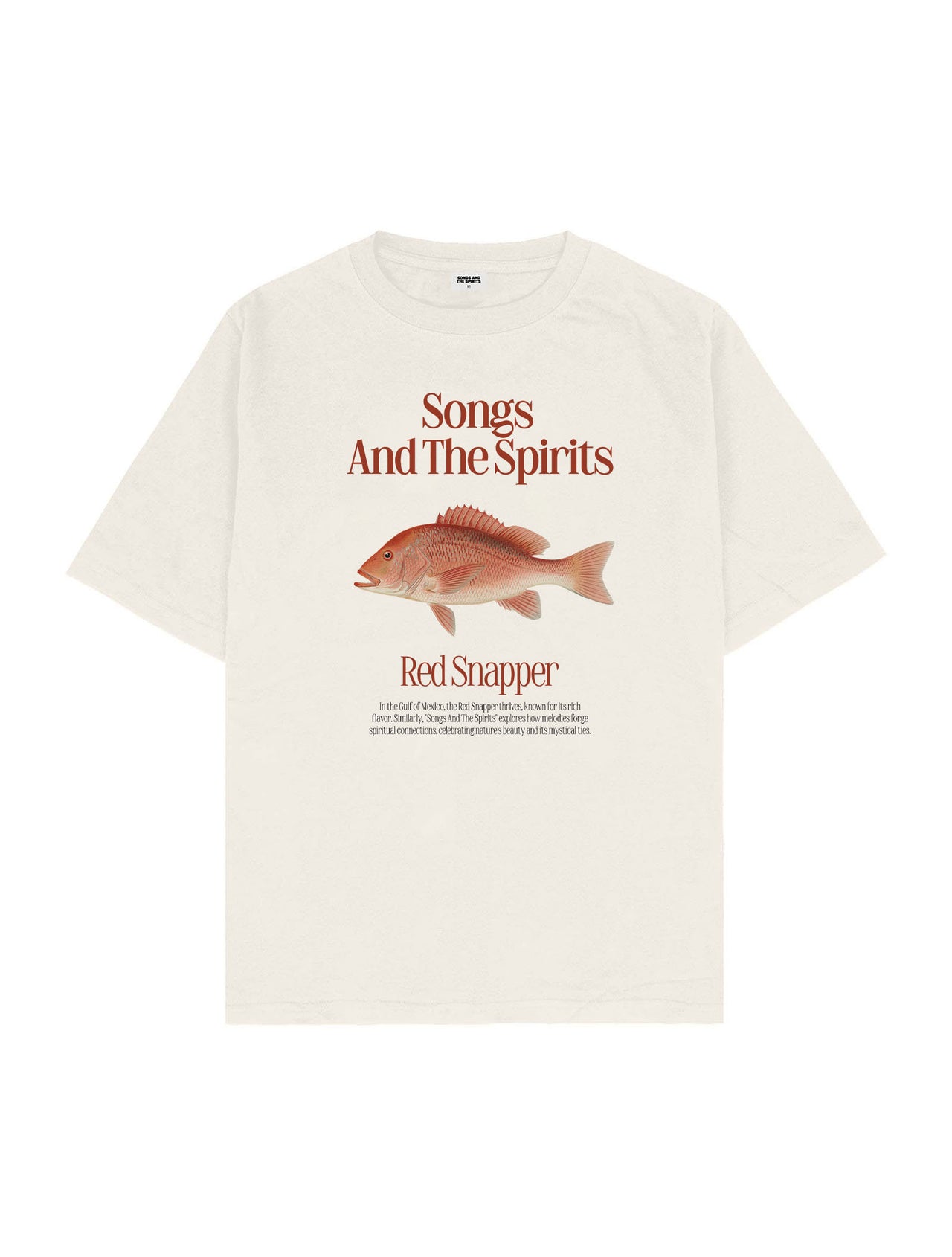 Red Snapper Oversize Tişört - EKRU L