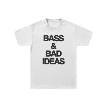 BASS AND BAD IDEAS Regular Fit Tişört