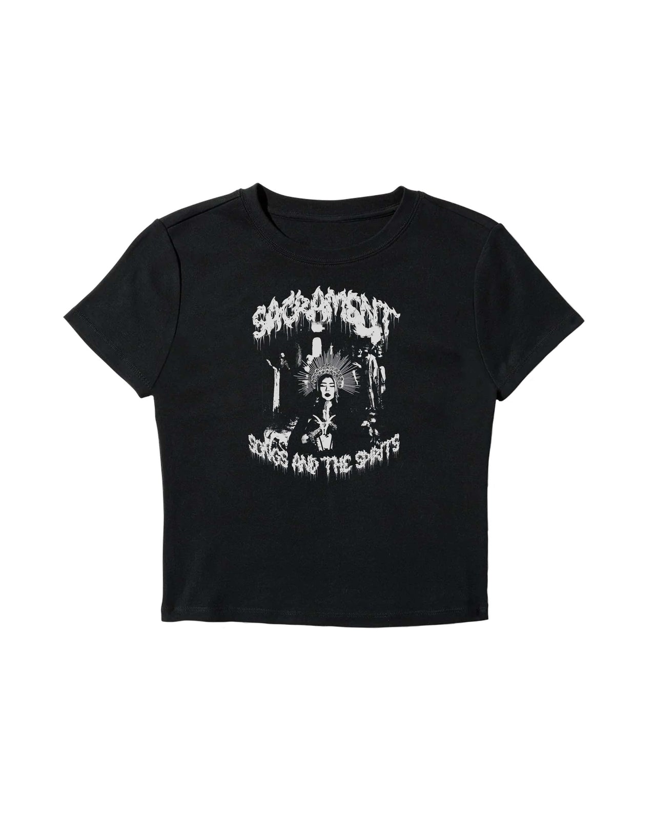 Sacrament Baby Tee - SİYAH M