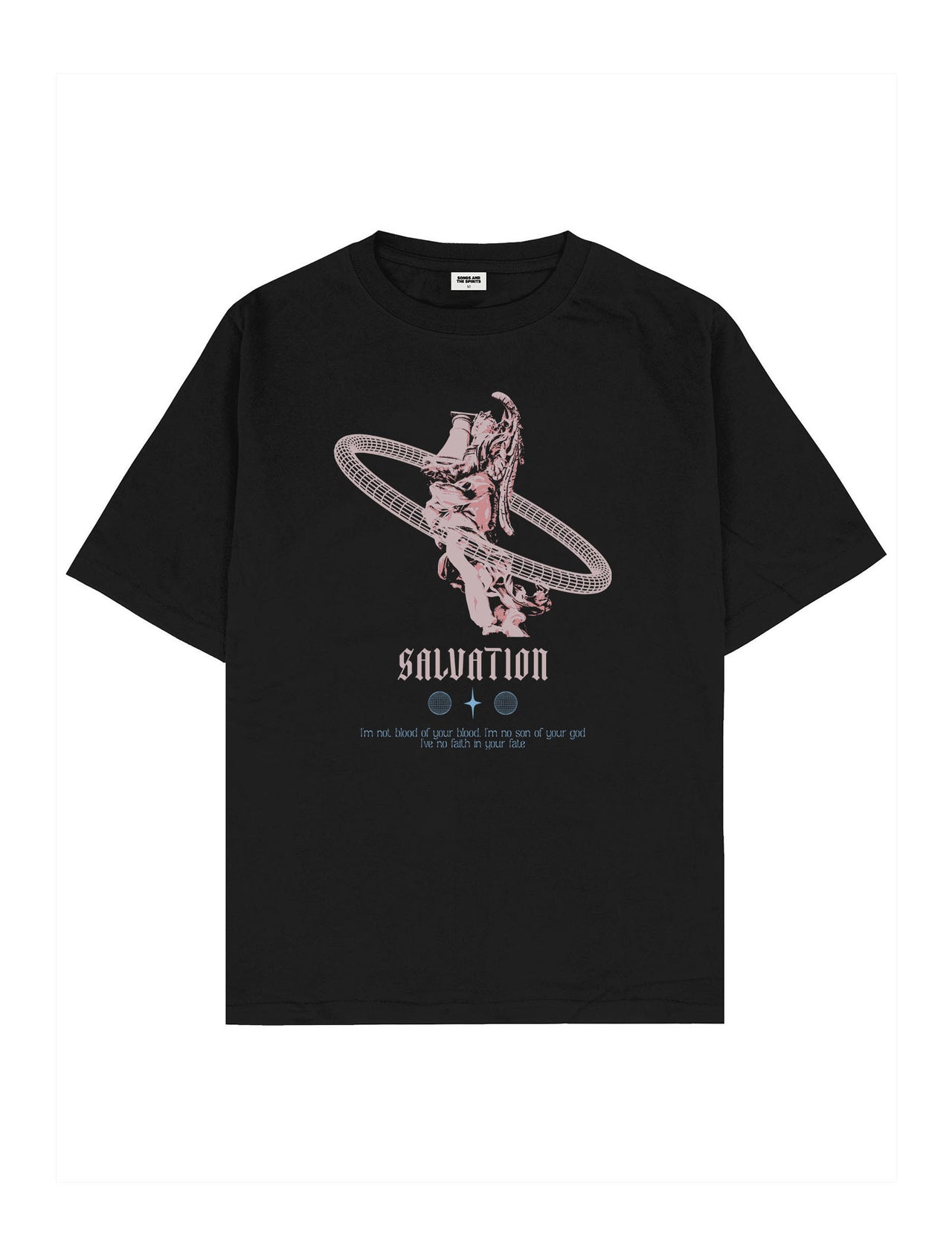 Salvation Oversize Tişört - SİYAH S