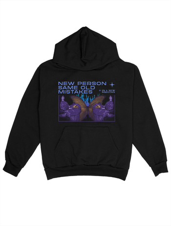 New Person Same Old Mistakes Oversize Hoodie