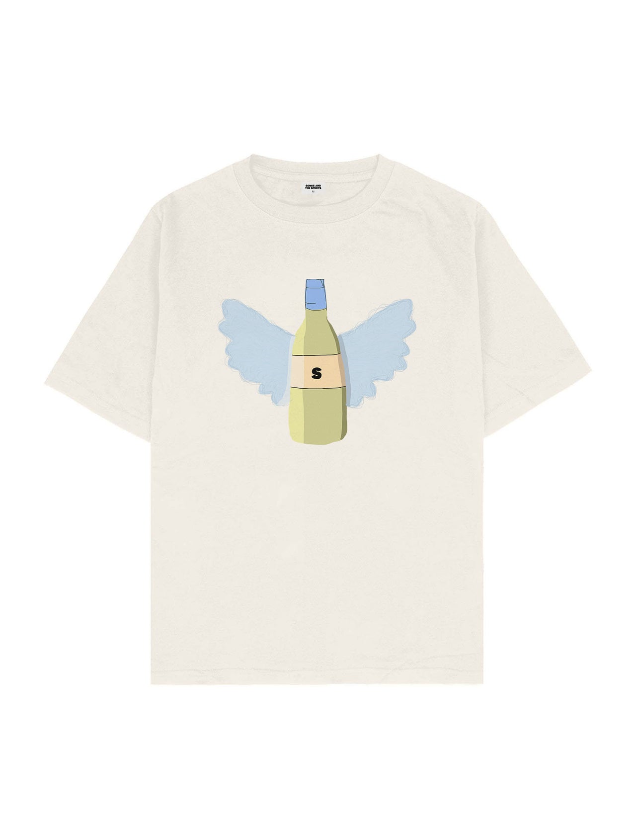 Savior Wine Bottle Oversize Tişört