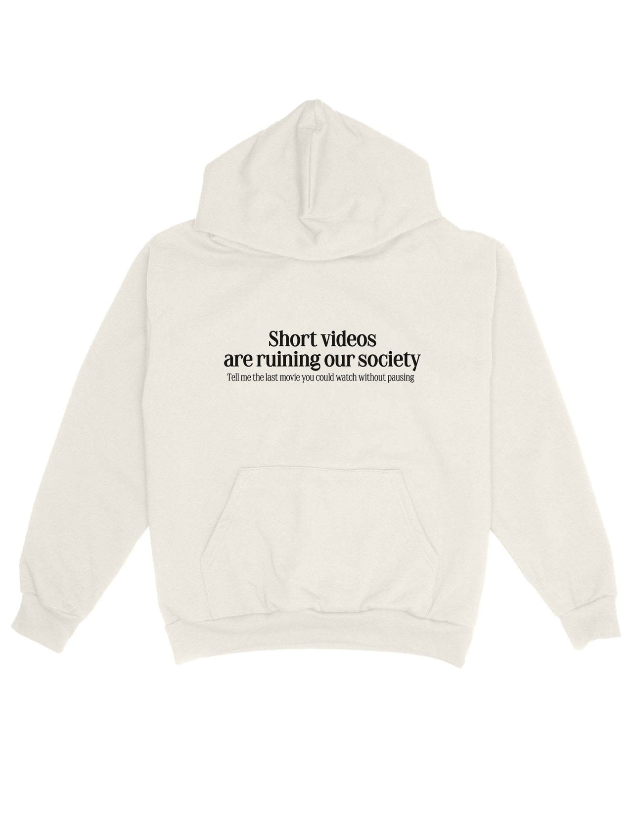 Short Videos Oversized Hoodie