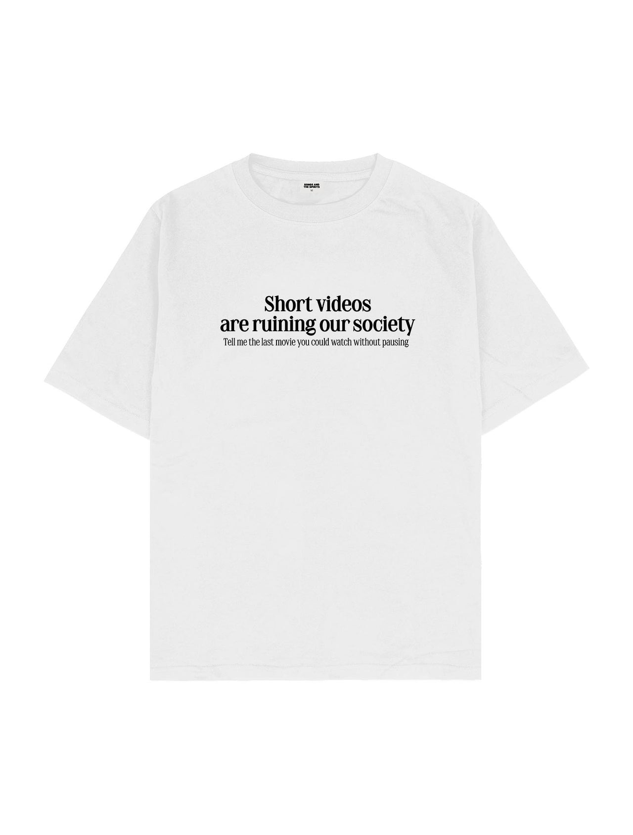 Short Videos Oversize Tişört