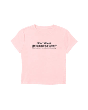 Short Videos Baby Tee