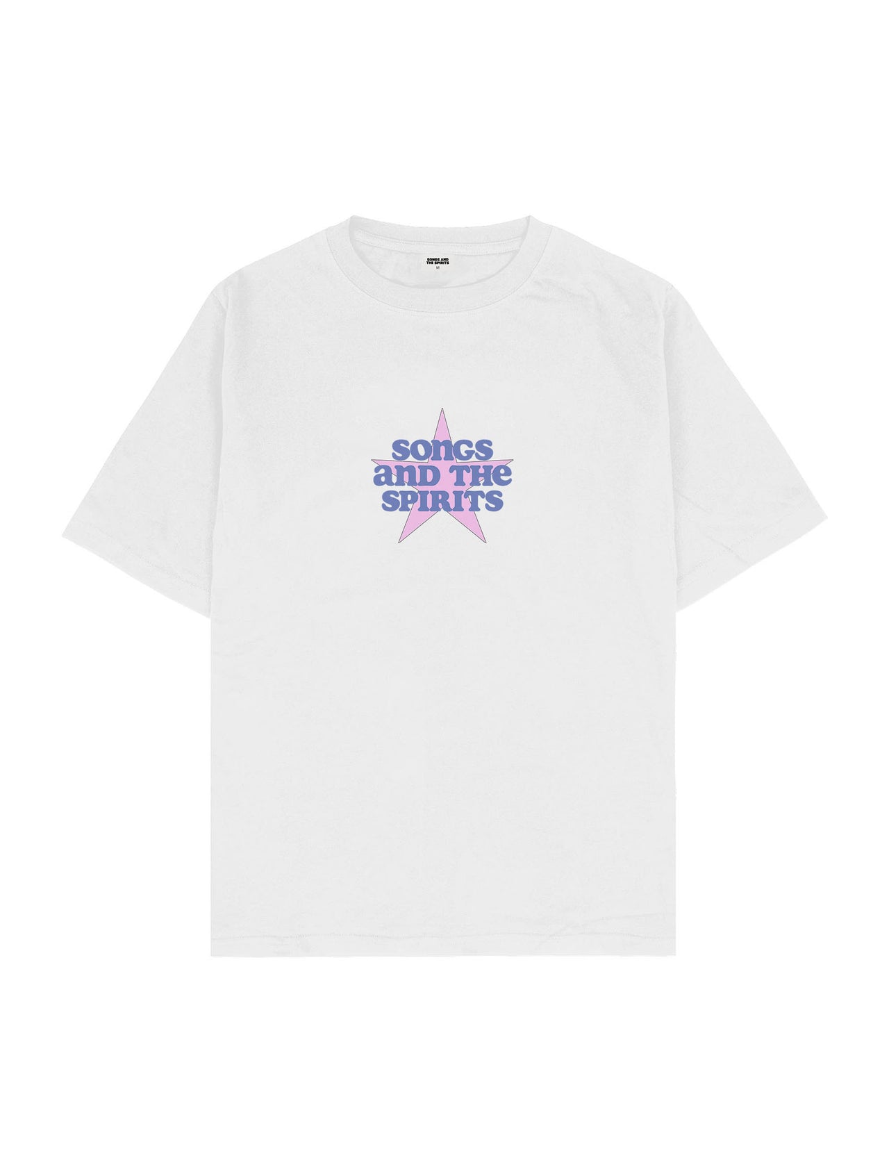 Simply Branded Star Oversize Tişört - BEYAZ M