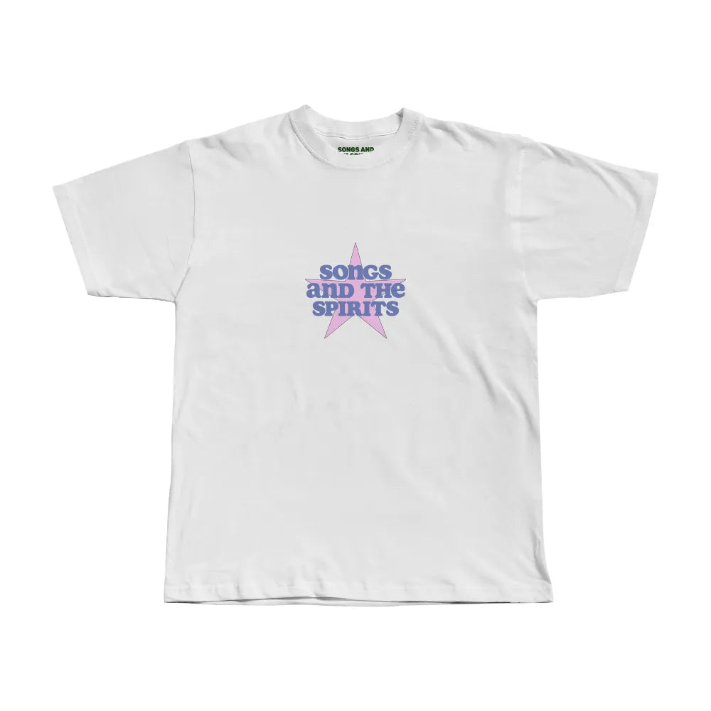 Simply Branded Star Regular Fit Tişört - BEYAZ M