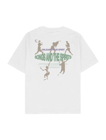 Tennis Oversize Tişört - BEYAZ S