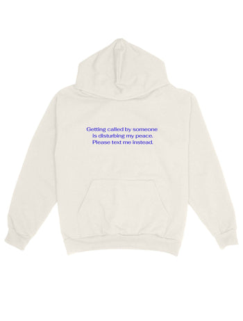 Text Me Oversize Hoodie