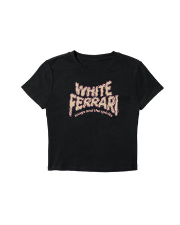 White Ferrari Baby Tee