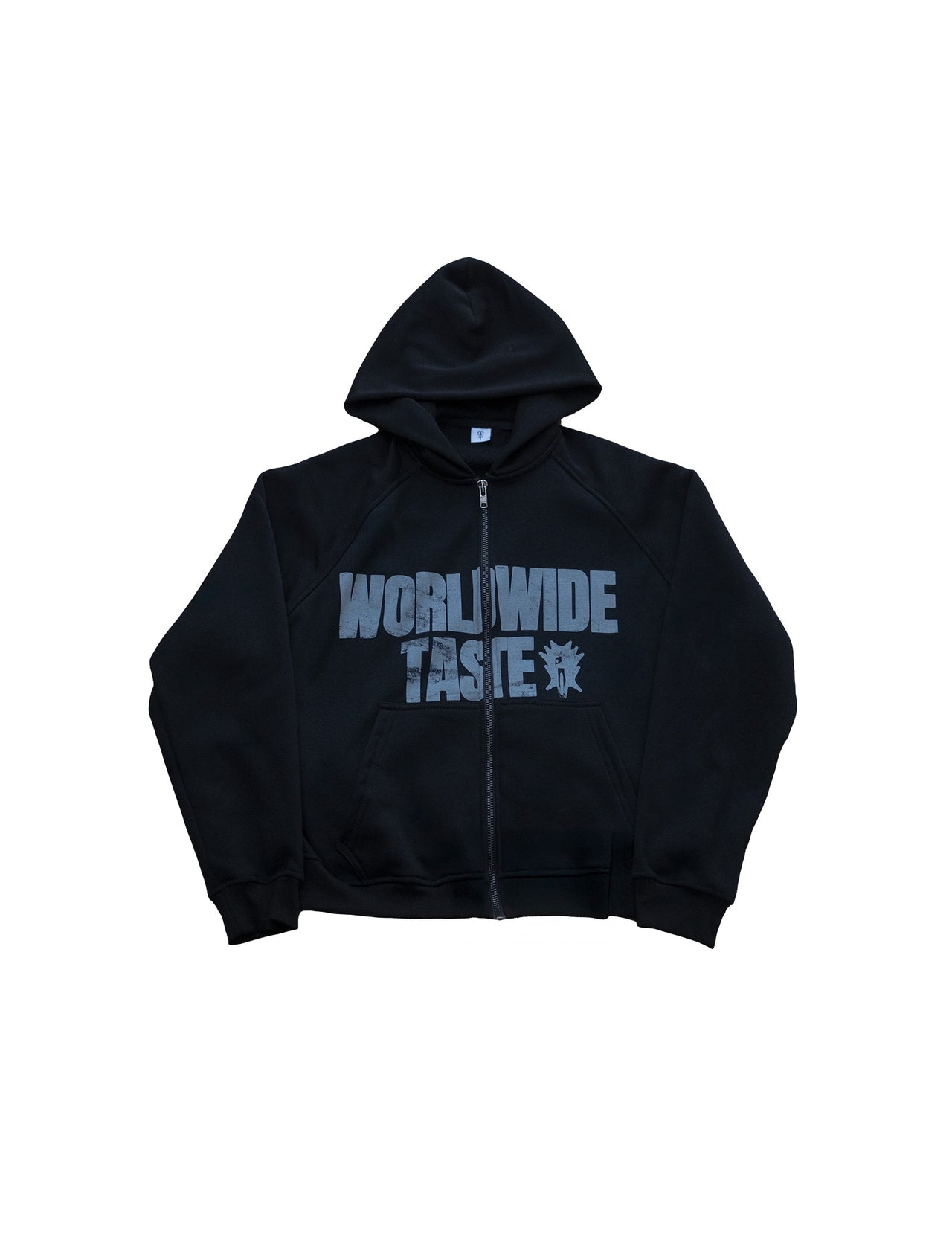 Worldwide Taste Raglan Zip-Up Hoodie