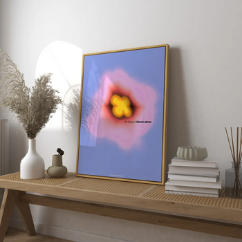 It's Okay To Bloom Alone Poster