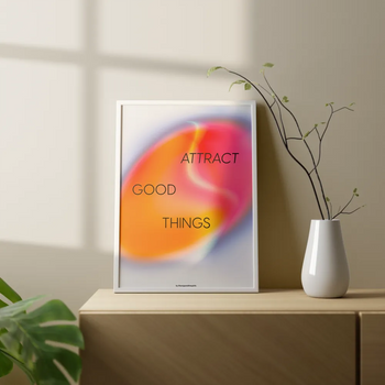 Attract Good Things Poster